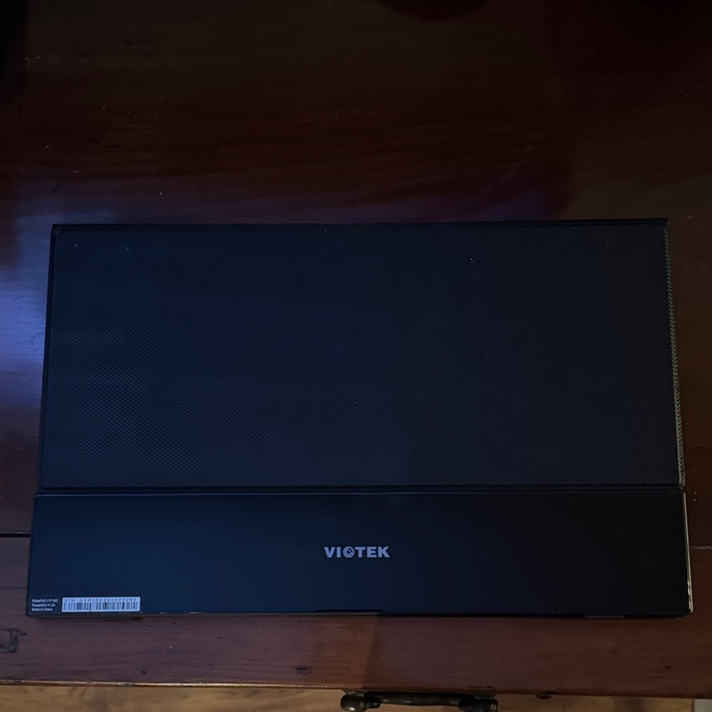 Black External Monitor